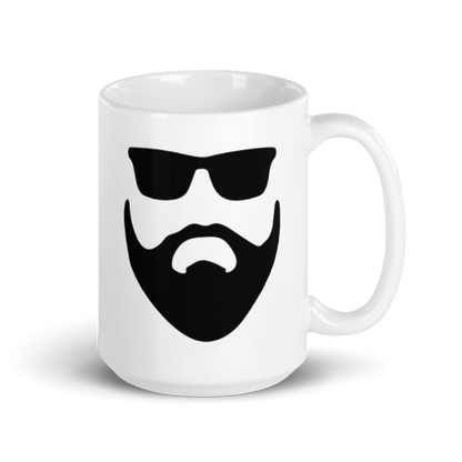 Beard and Sunglasses Ceramic Coffee Mug