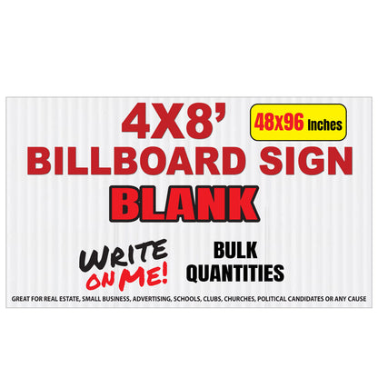 Blank Billboard Signs