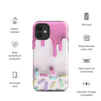 Cake and Sprinkles Tough Case for iPhone
