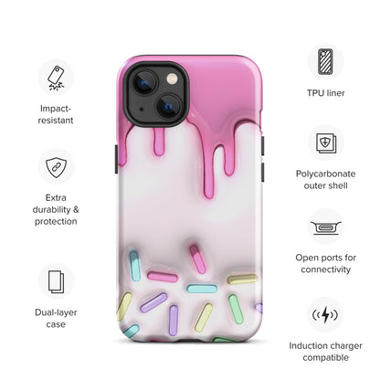 Cake and Sprinkles Tough Case for iPhone