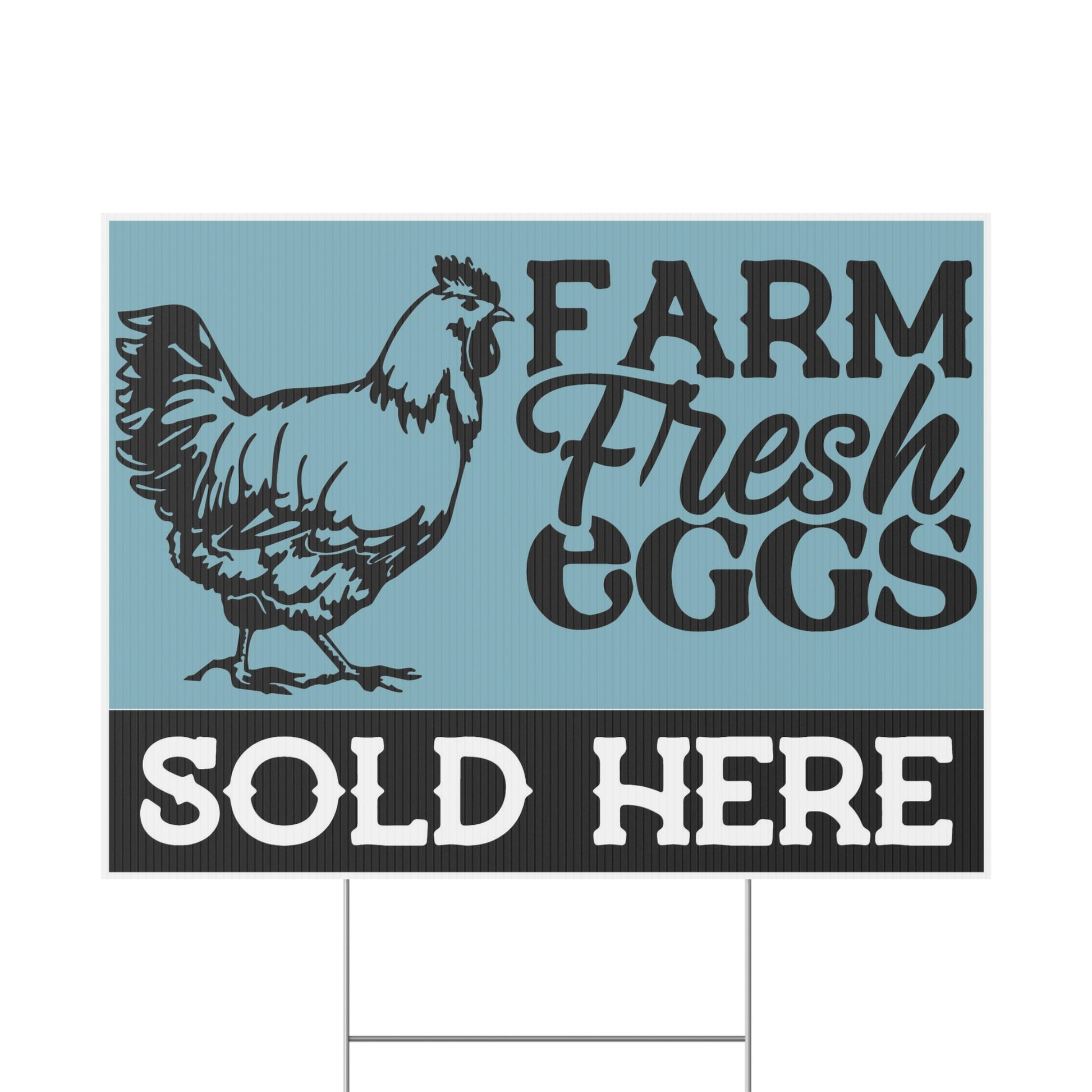 Chicken Eggs Sold Here Farm Fresh Yard Sign - Humanity Source chicken-eggs-sold-here-farm-fresh-yard-sign-humanity-source