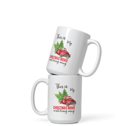 Christmas Movie Watching Coffee Mug Truck