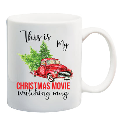 Christmas Movie Watching Coffee Mug Truck 11oz