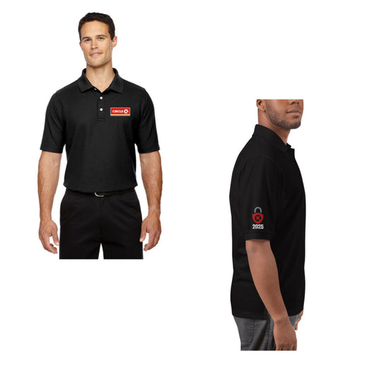 Circle K Lock 2025 Polo Shirt Retro Logo Embroidered