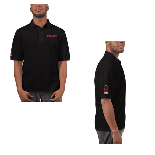 Circle K Lock 2025 Polo Shirt Logo Embroidered