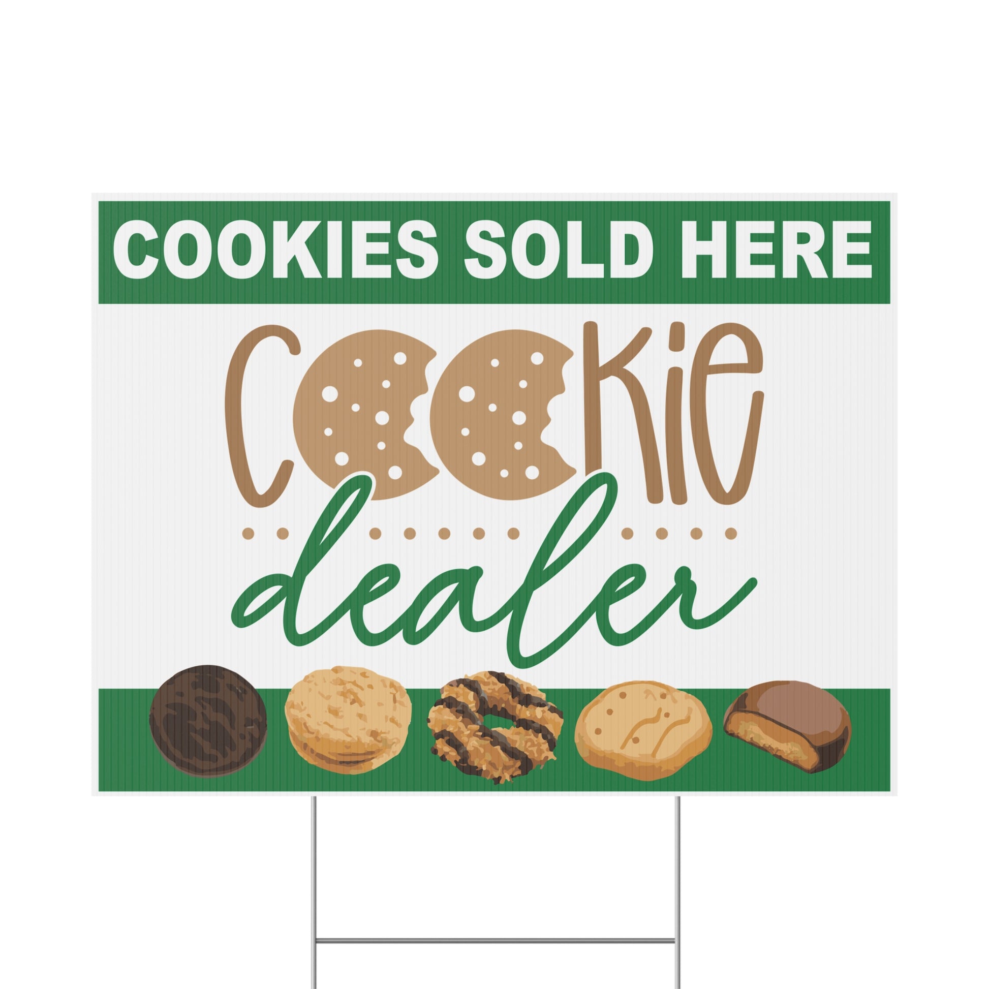 Cookie Dealer Girl Scout Cookies Sign