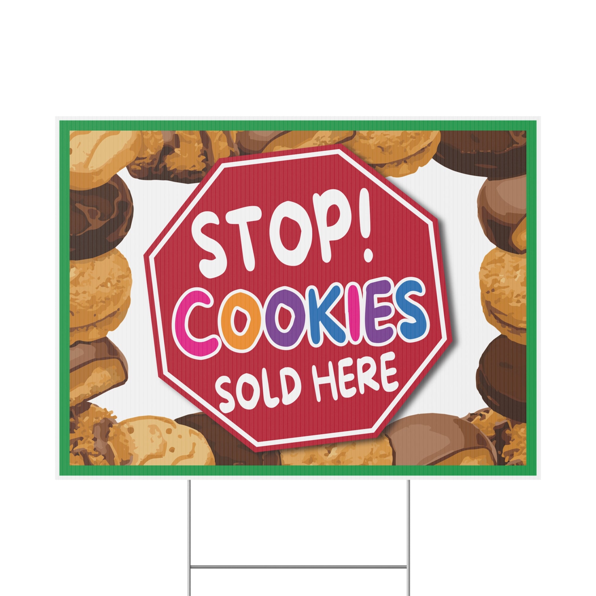 Stop Sign Cookies Sold Here