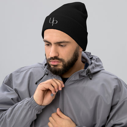 Upright Plumbing Embroidered Cuffed Beanie