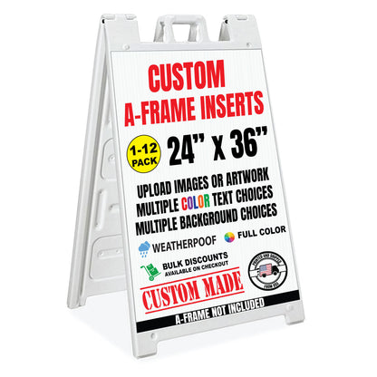 Custom A-Frame Board Insert