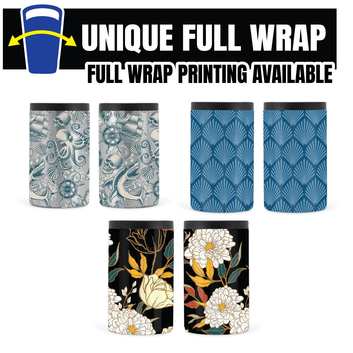 Custom Can Tumbler Full Wrap Print