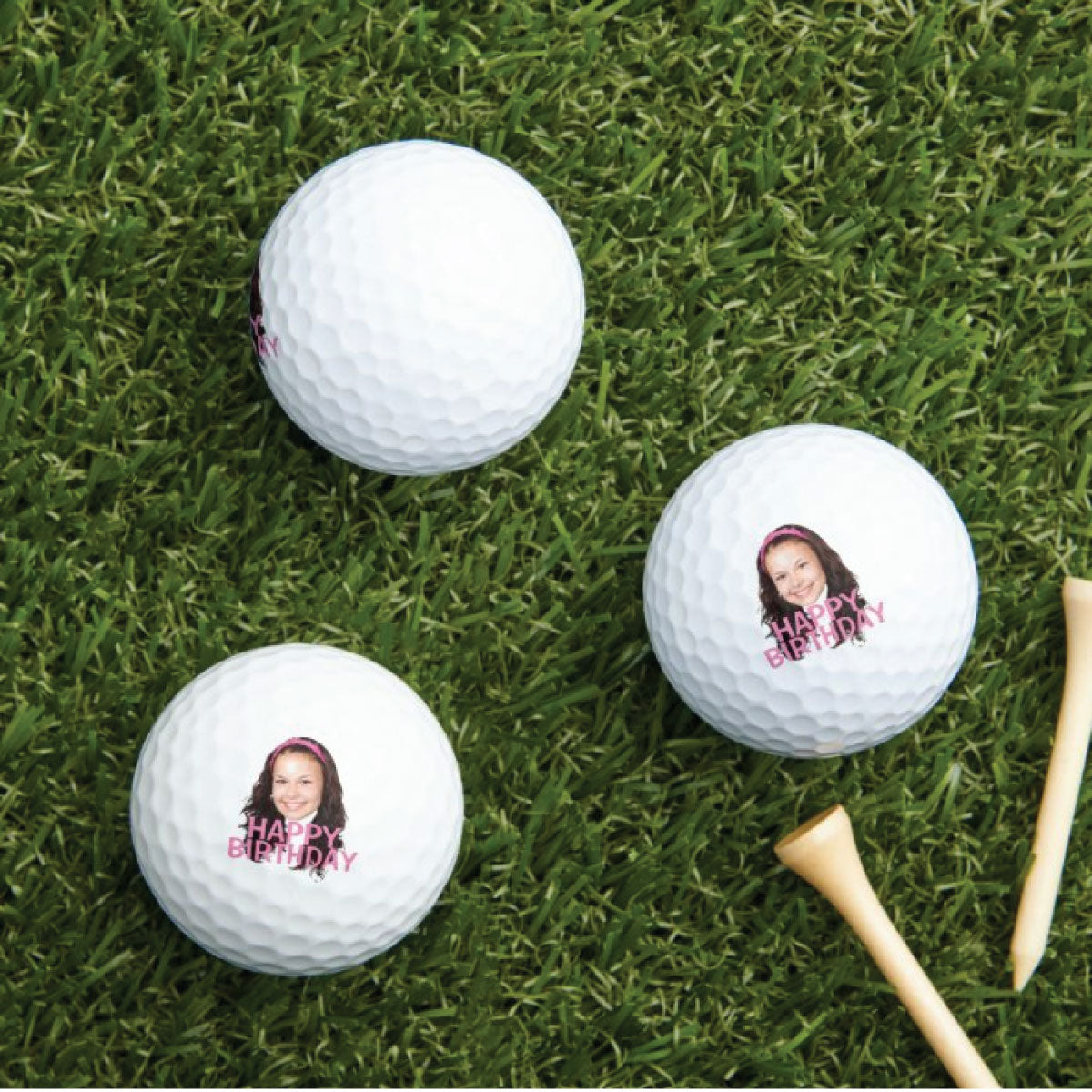 Custom Golf Balls Face Birthday