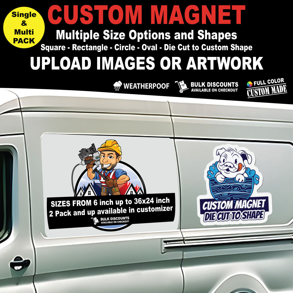Sign Rider Magnets Custom Magnetic Signs, Customized Magnets - Humanity Source