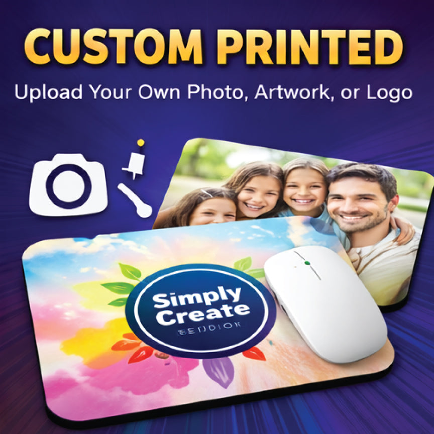 Personalized mouse pad with logo design for business branding