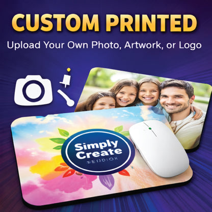 Personalized mouse pad with logo design for business branding