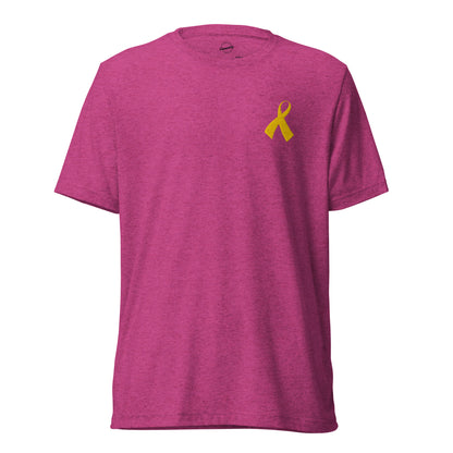 Awareness Ribbon Custom Embroidery Pink Shirt Choose Ribbon Color