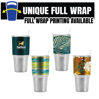 Custom Travel Tumbler Wraparound Print
