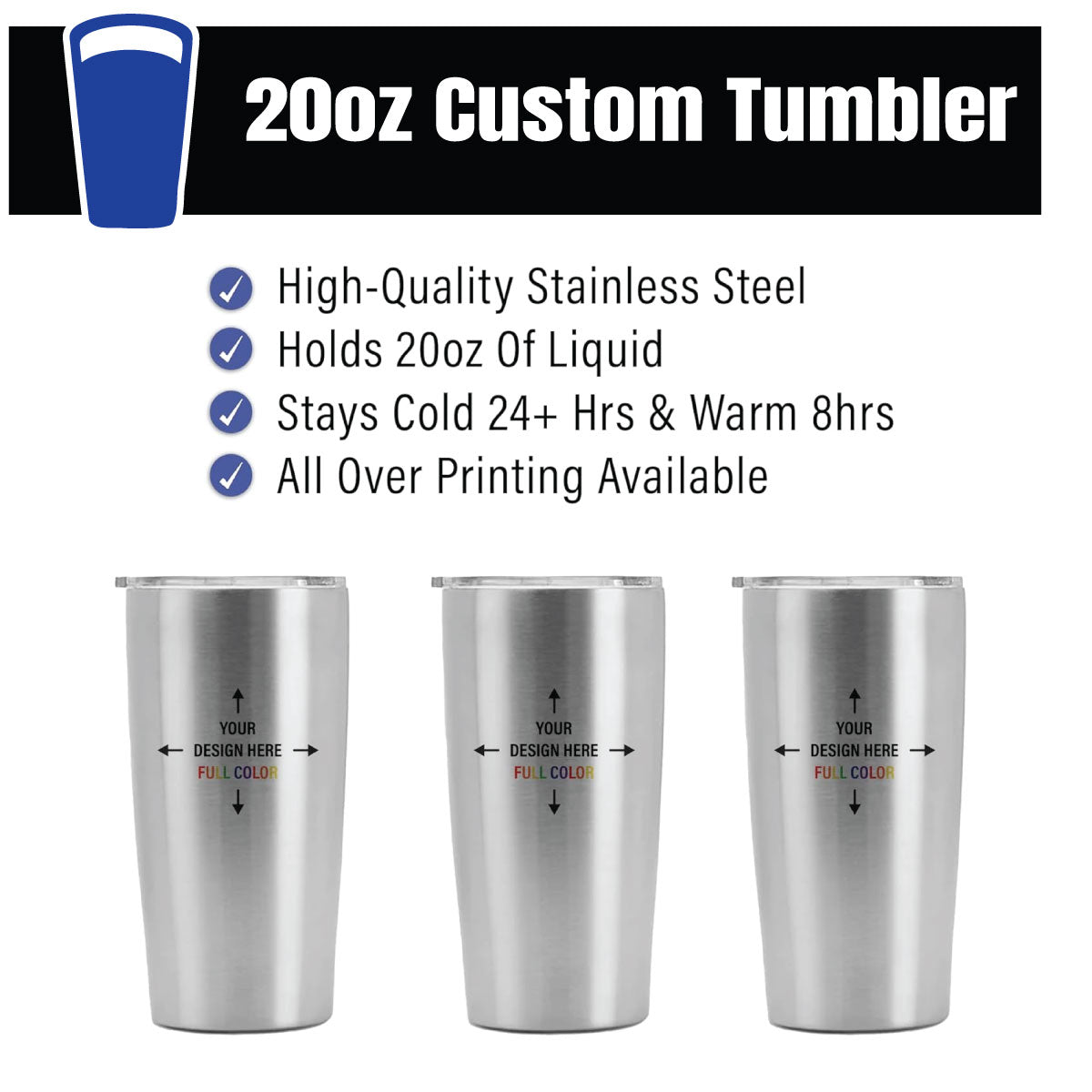 Custom Tumbler Travel Mug