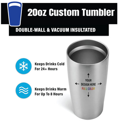 Custom Tumbler Cold Beverage