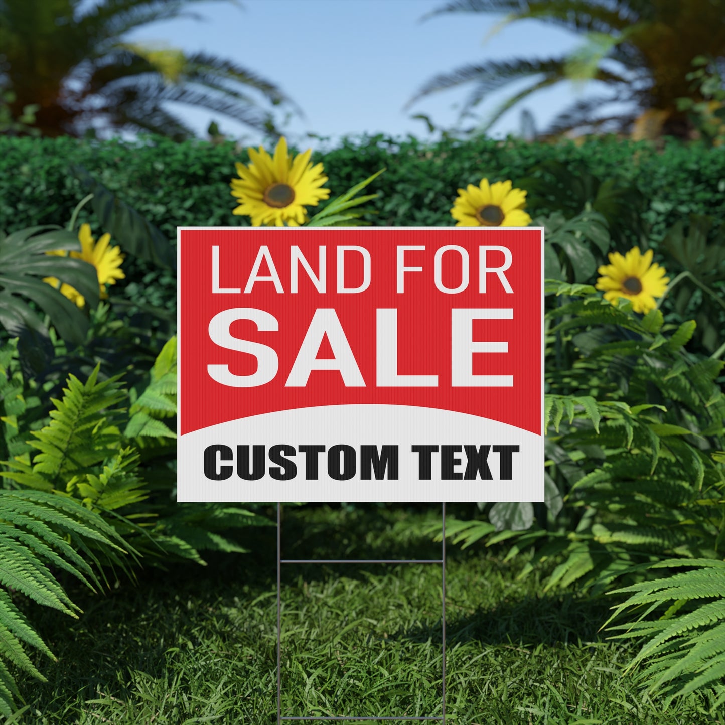 Customizable Land For Sale Yard Sign