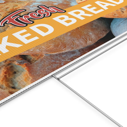Fresh Baked Bread Sign
