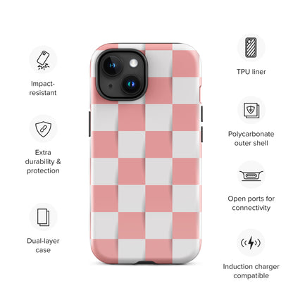 Geometric Pattern iPhone 15 Pro case