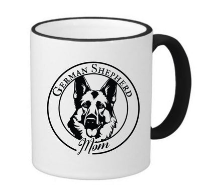 German Shepherd Mom Coffee Mug ringer