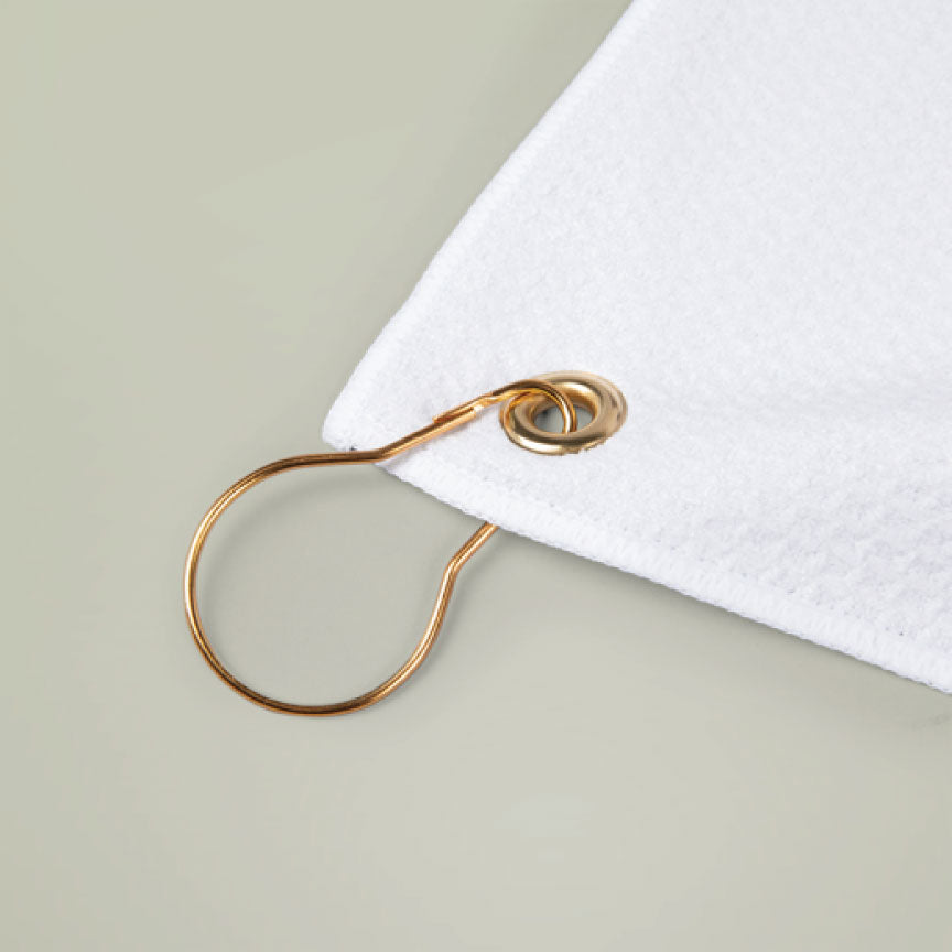 Golf Towel Grommet and Clip