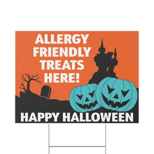 Halloween Allergy Friendly Yard Sign