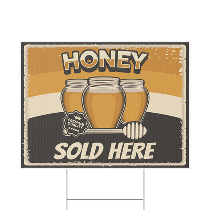 Honey Sold Here Sign Vintage Premium Quality