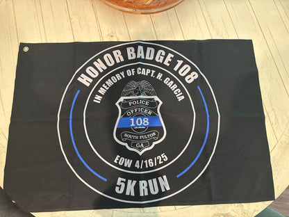 Honor Badge 108, 36x24 Inch Double Sided Flag