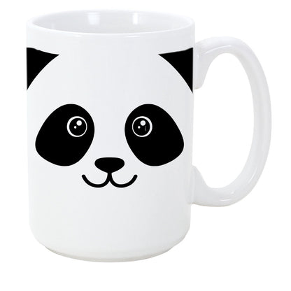 Panda Bear Face Coffee Mug, 11oz, 15oz, 20oz, Black Ringer Coffee Mug 11oz, Stainless Steel Travel Mug 14oz Ceramic Drinkware