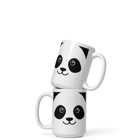 Panda Bear Face Coffee Mug, 11oz, 15oz, 20oz, Black Ringer Coffee Mug 11oz, Stainless Steel Travel Mug 14oz Ceramic Drinkware