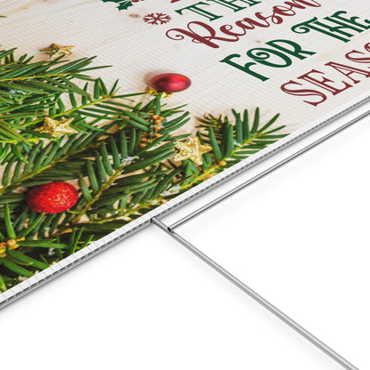 Jesus Is The Reason For The Season Mistletoe