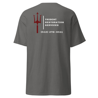 Trident Restoration Services (Front and Back Print) Men's classic tee