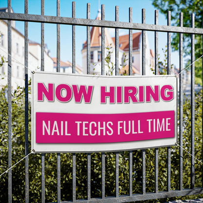 Now Hiring Custom Banner for Business
