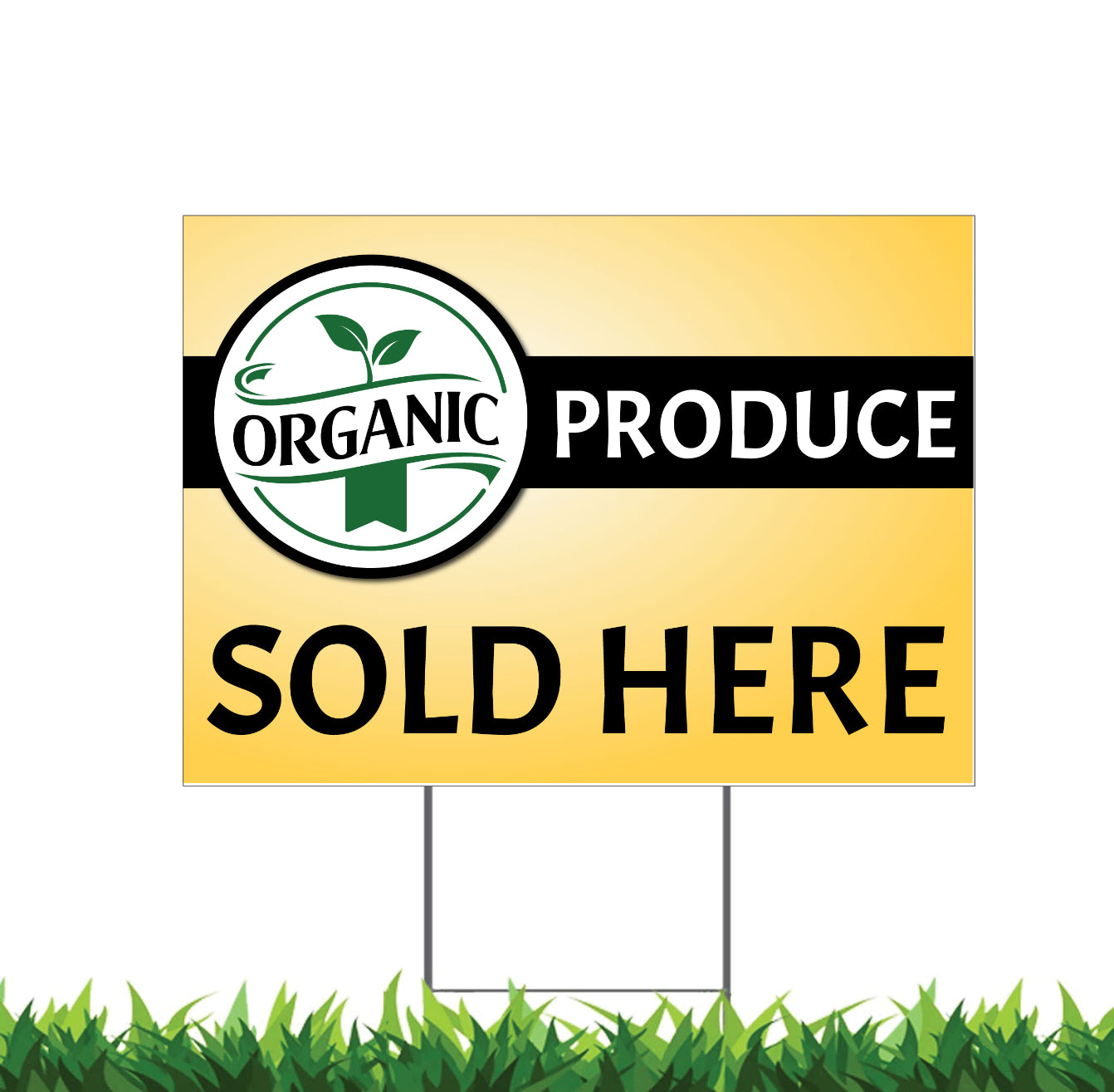 Organic Produce Sign