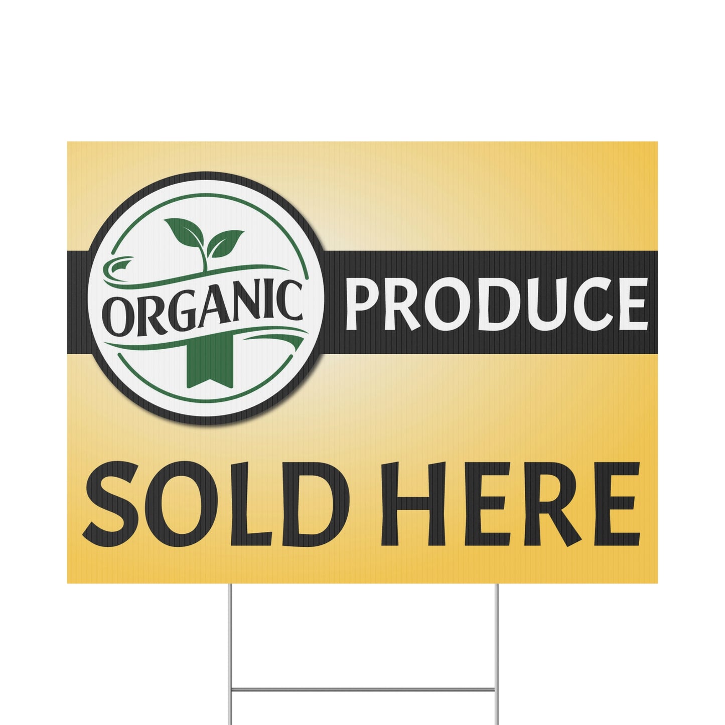 Organic Produce Sign