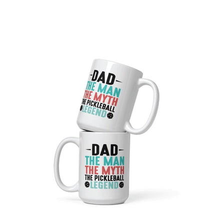 Pickle Ball Dad Man Myth Legend Coffee Mug