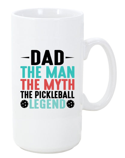 Pickle Ball Dad Man Myth Legend Coffee Mug 20oz