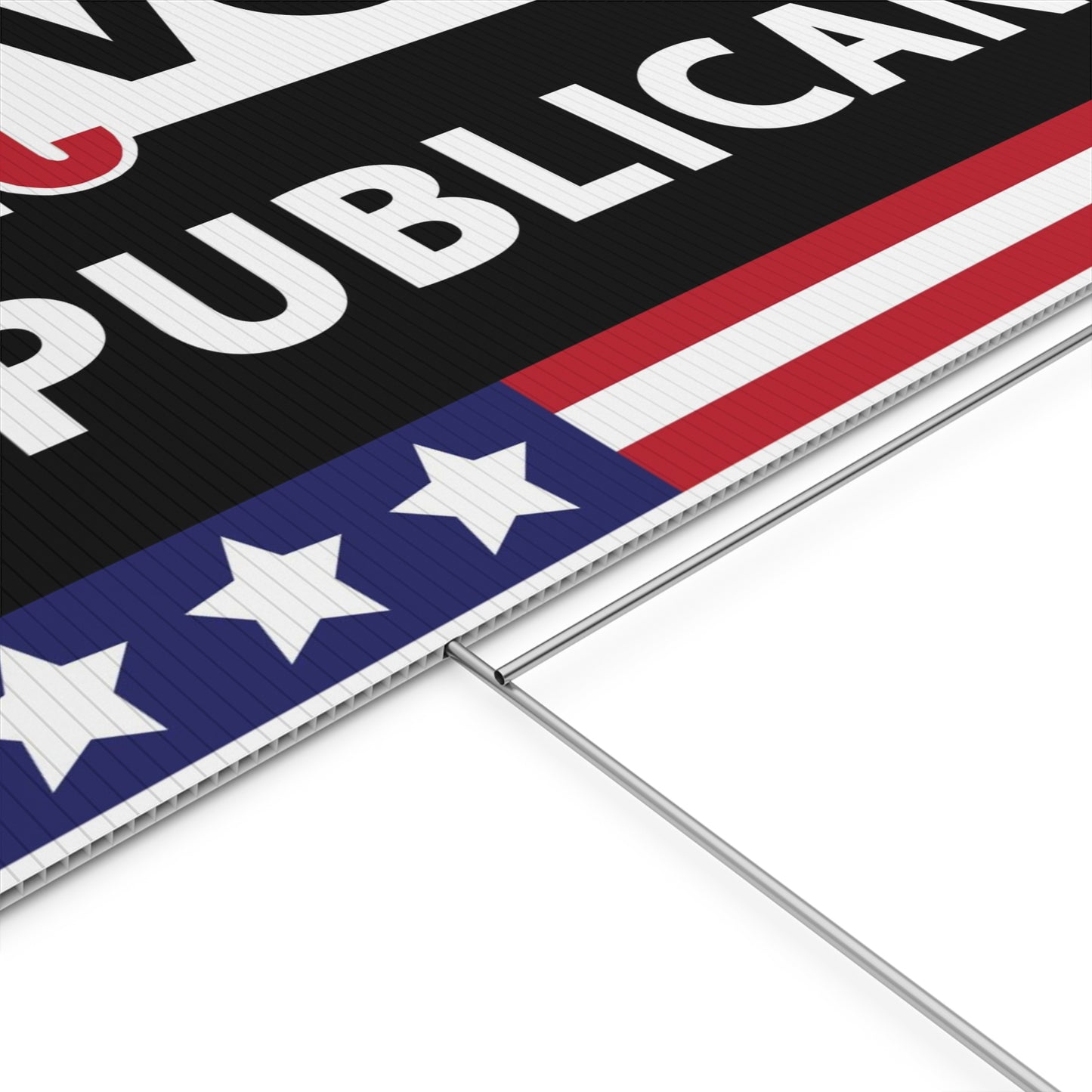 Vote Republican Yard Sign, 18x12, 24x18, 36x24, H-Stake Included, v1