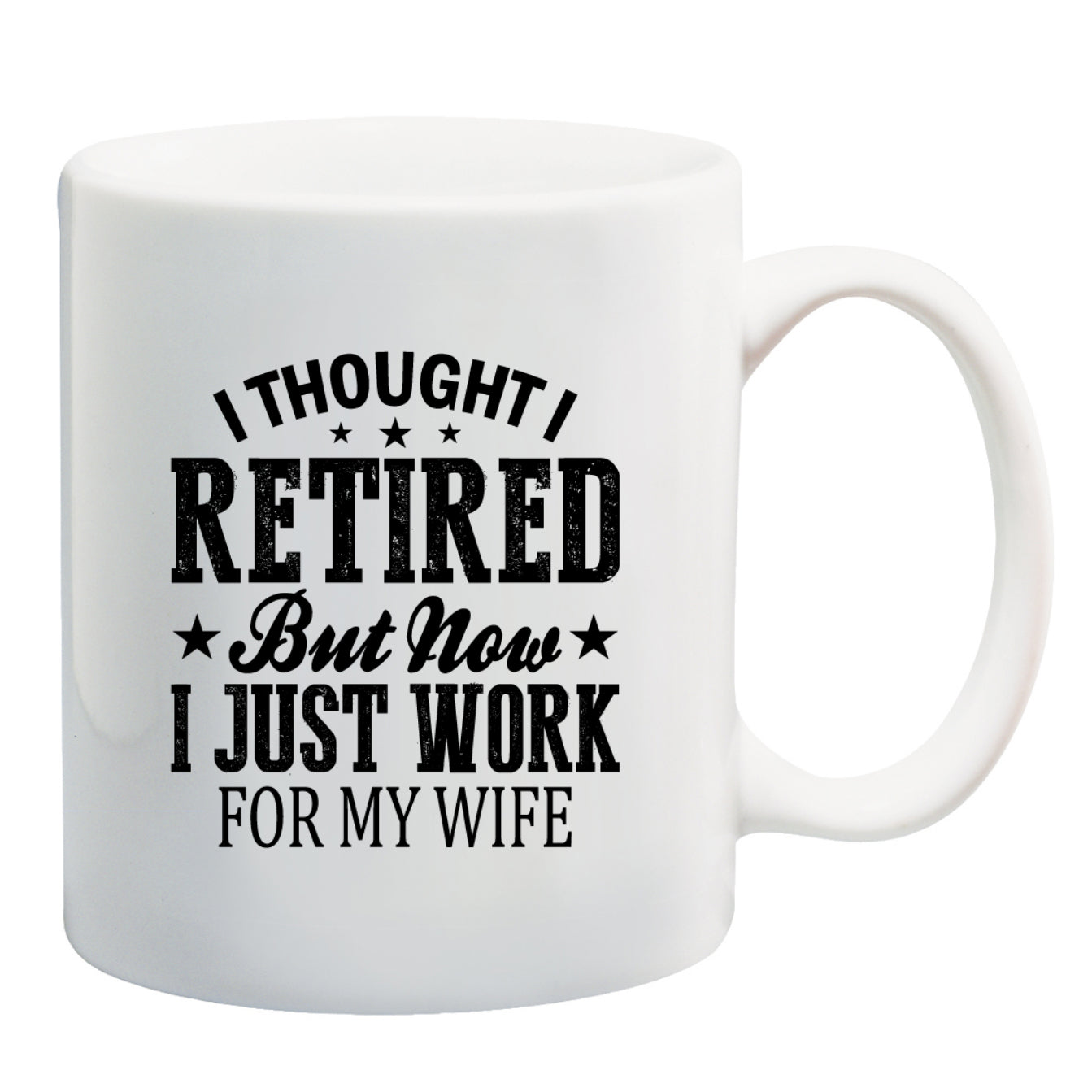 Retirement Coffee Mug, Work for Wife, 11oz, 15oz, 20oz, Black Ringer Coffee Mug 11oz, Stainless Steel Travel Mug 14oz Ceramic Drinkware