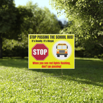 Stop Passing The School Bus Kids Safety
