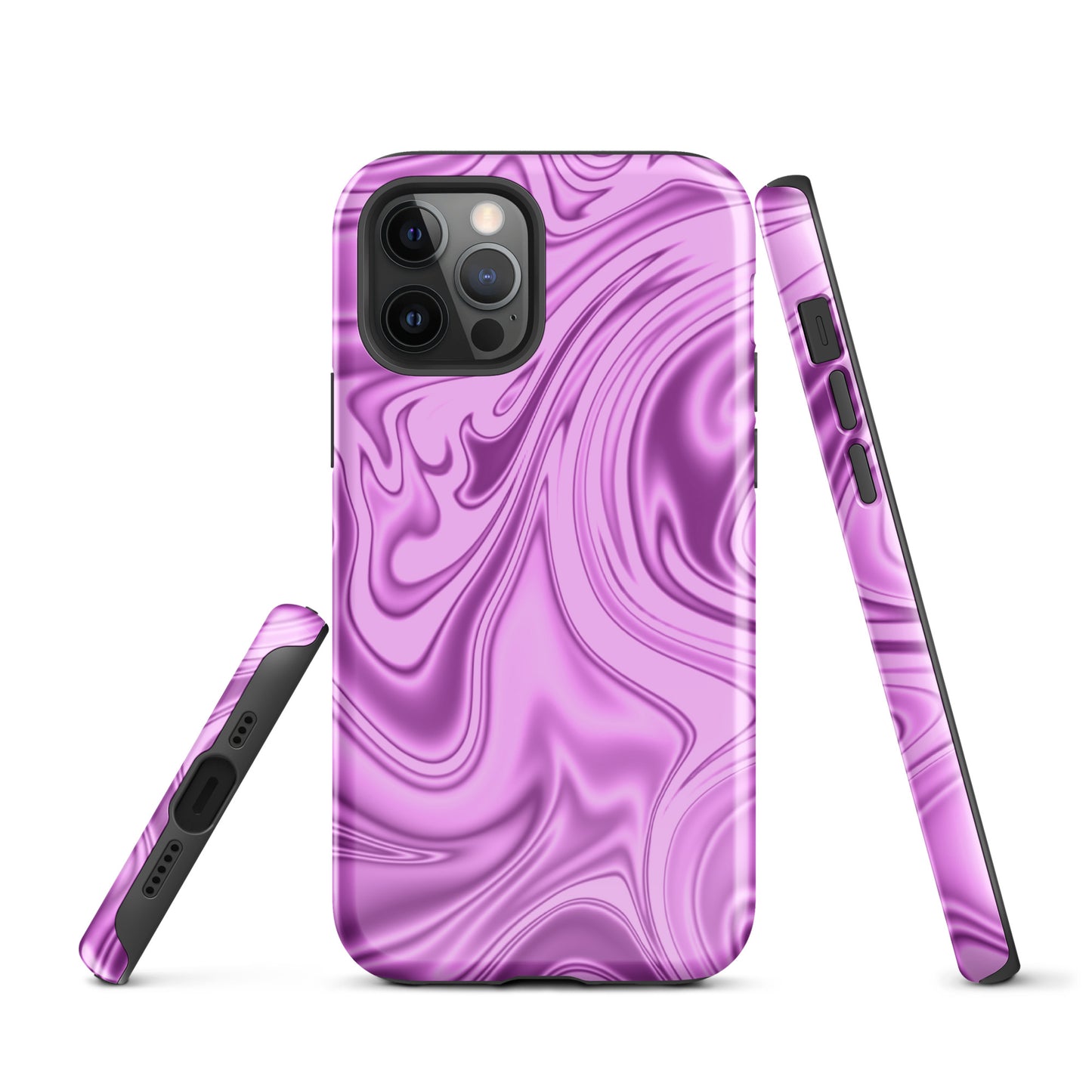 Purple Swirl Tough Case for iPhone®