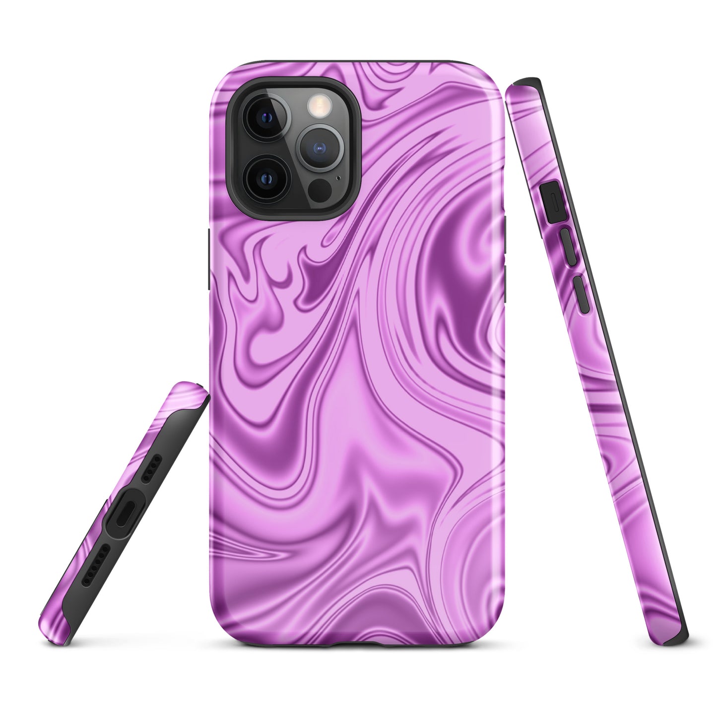 Purple Swirl Tough Case for iPhone®