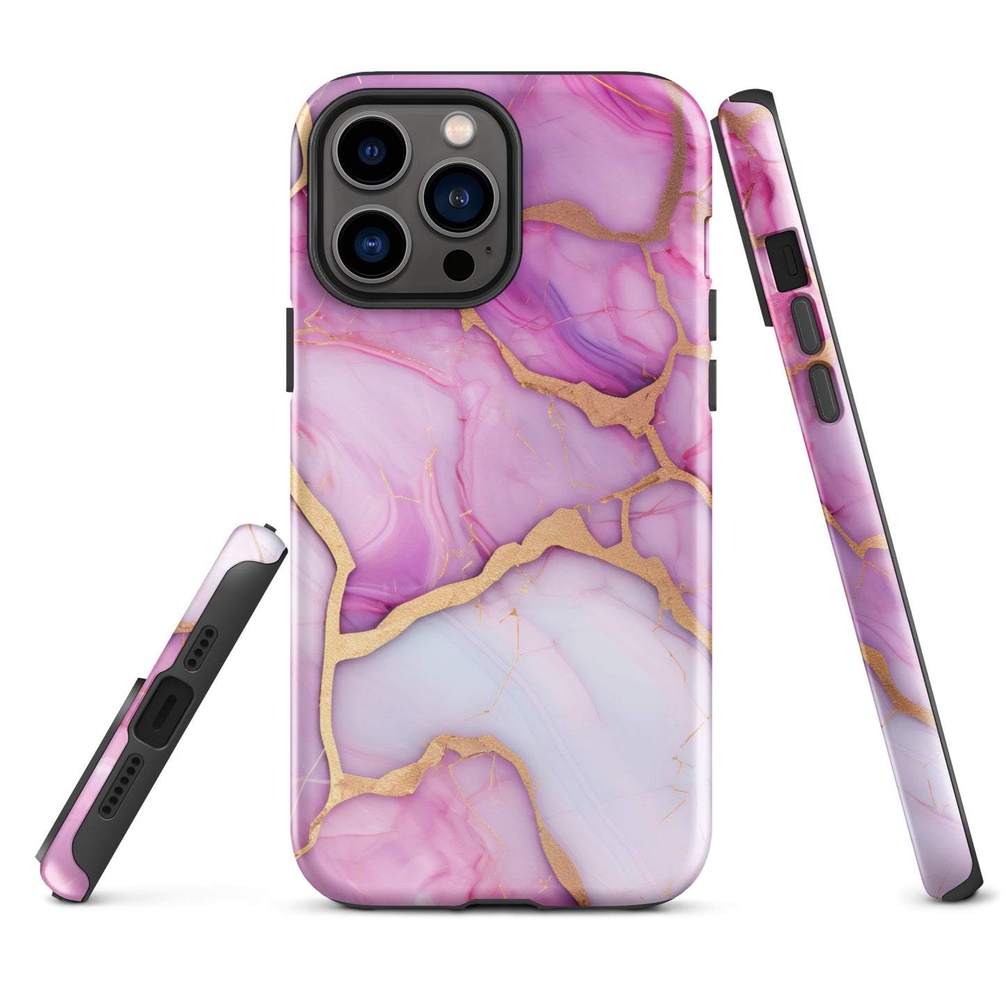 Pink Agate Marble Pattern Tough Case for iPhone® Accessories Protection