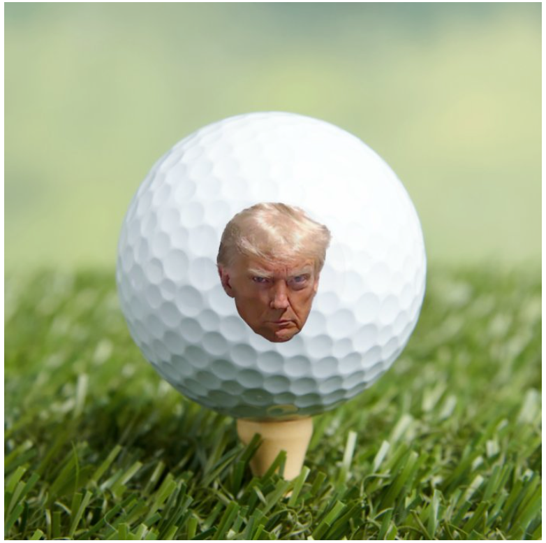 Trump Face Golf Balls