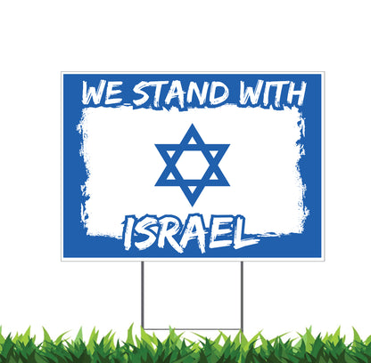 We Stand With Israel Star Of David