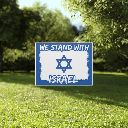 We Stand With Israel Star Of David