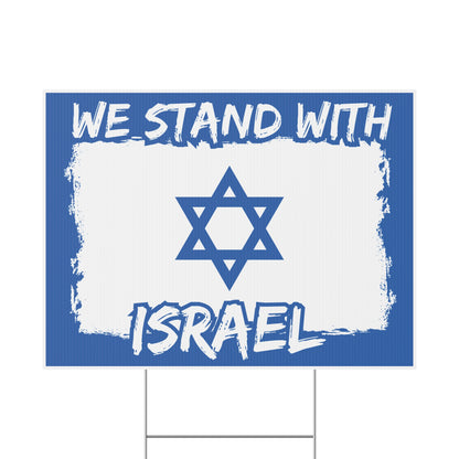 We Stand With Israel Star Of David