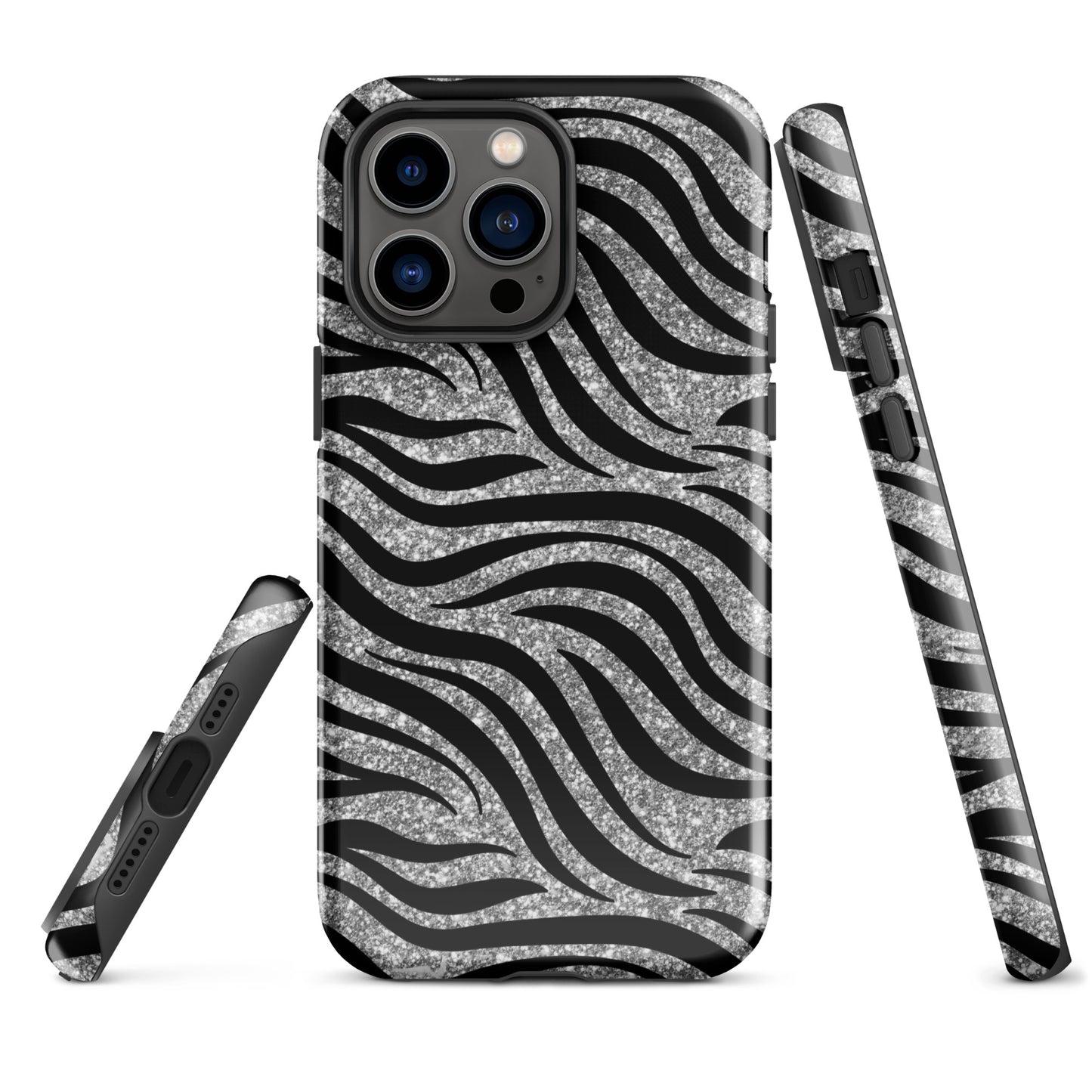 Zebra Animal Print iPhone 15 Pro Max Case